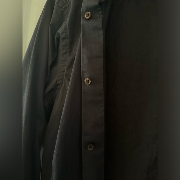 Massimo Dutti grey/blue tones cotton shirt, size large men’s - Picture 4 of 6